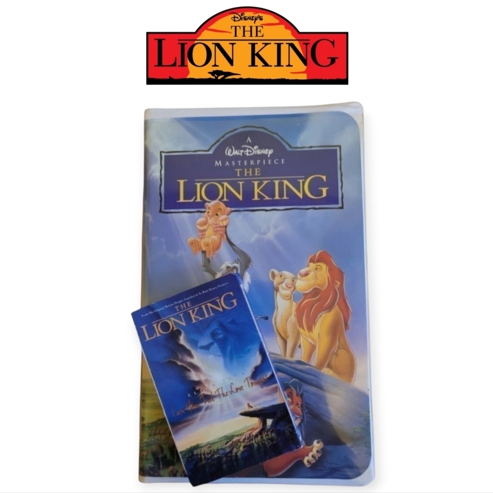 The Lion King VHS & Cassette Single 1994 Disney Nostalgic 90s Collectible Movie